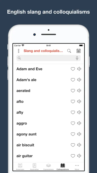 American and Australian Slang スクリーンショット