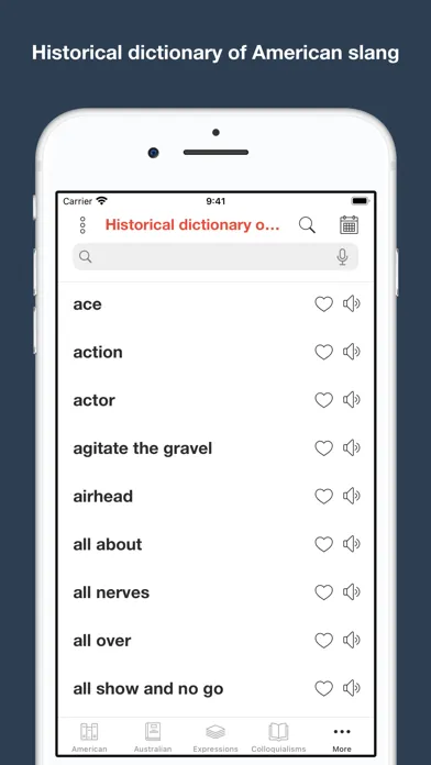 American and Australian Slang スクリーンショット