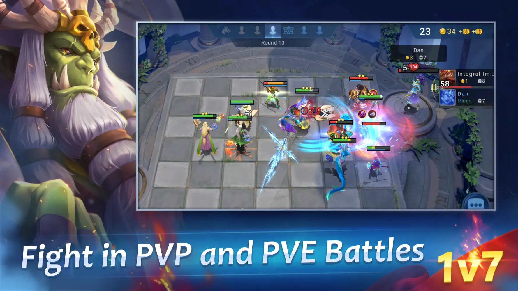 Tangkapan layar League of Masters: Auto Chess