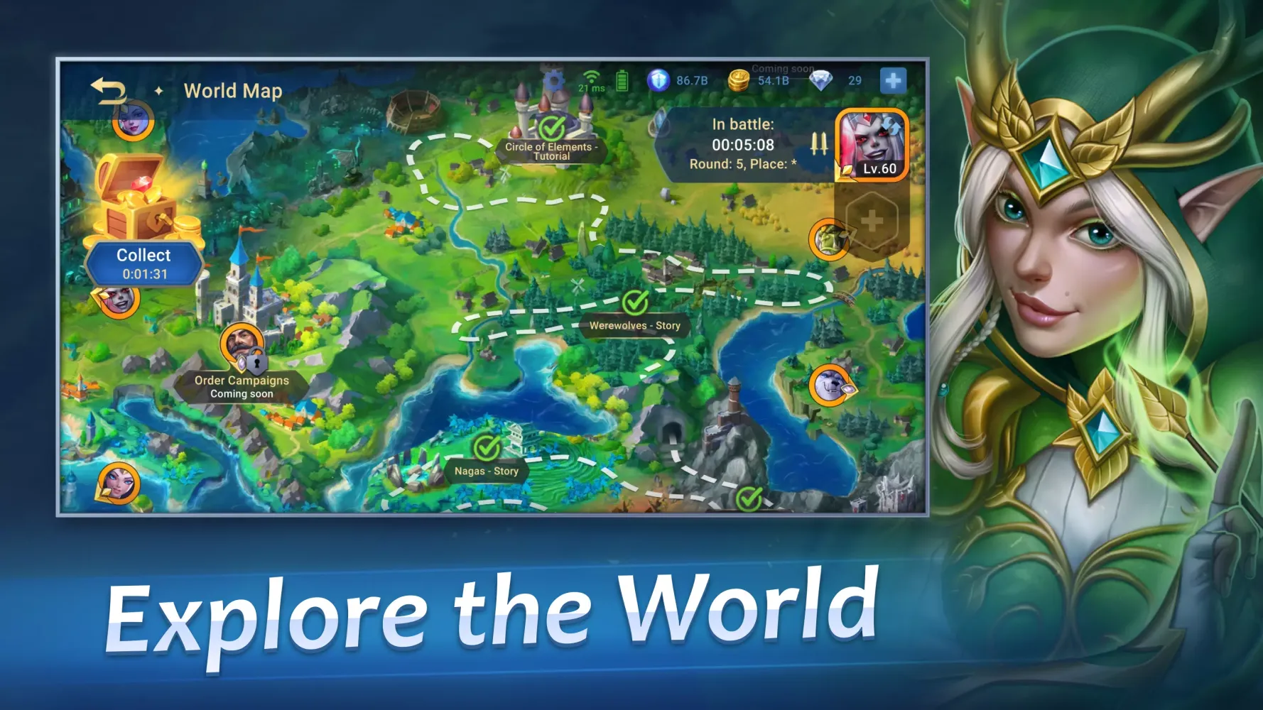 Tangkapan layar League of Masters: Auto Chess
