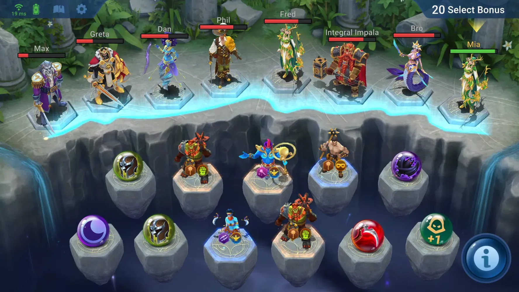 Tangkapan layar League of Masters: Auto Chess