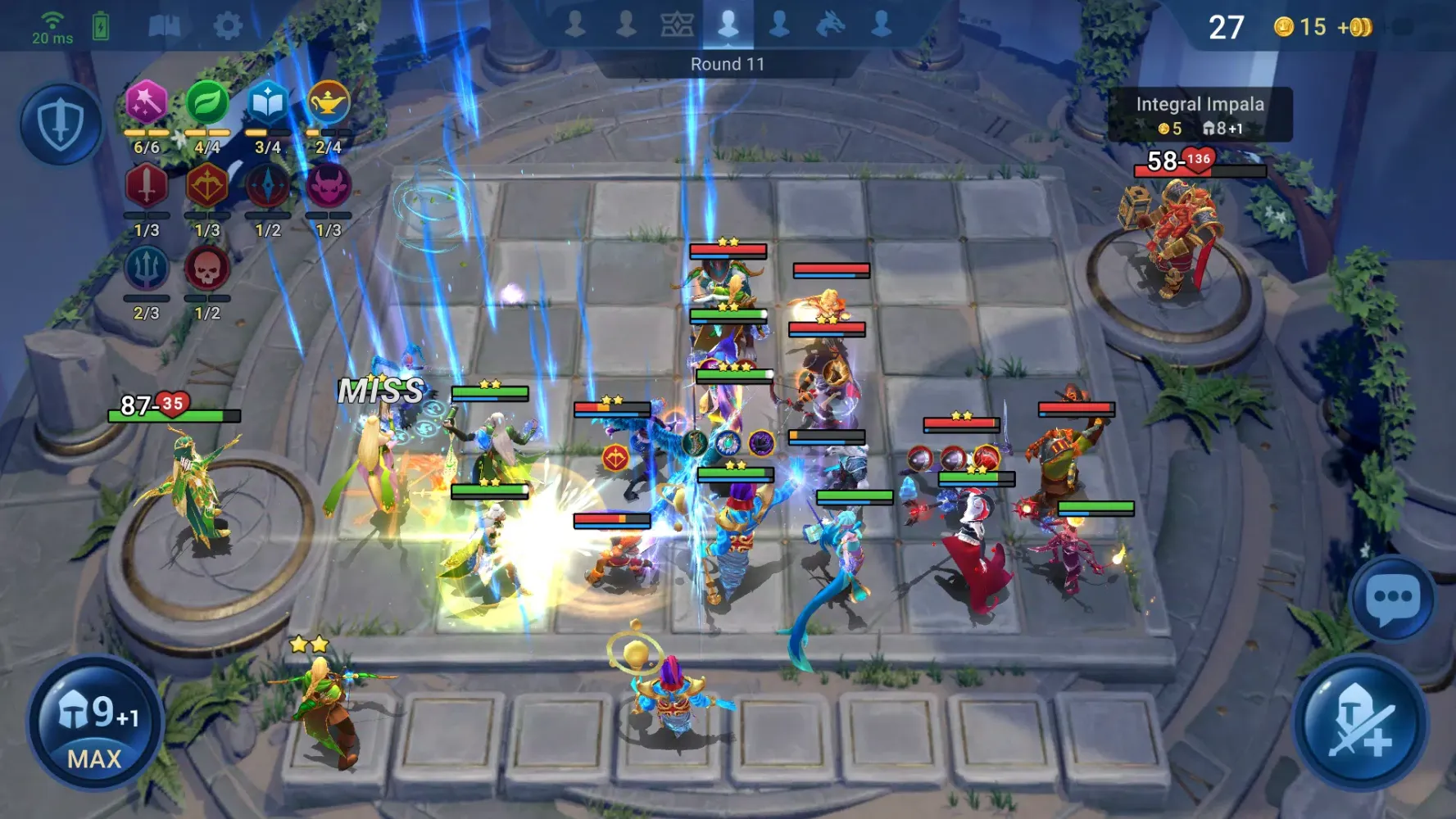 Tangkapan layar League of Masters: Auto Chess