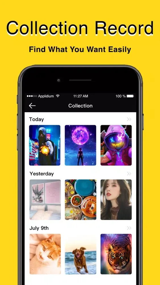 ภาพหน้าจอของ Wallpapers HD for iPhone ~