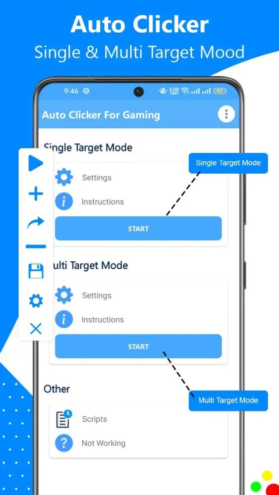 Auto Clicker Tap Genius应用截图