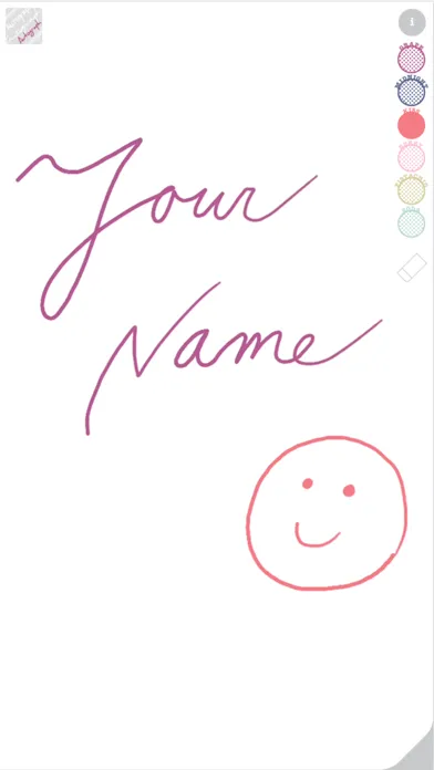Capturas de tela do Autograph app