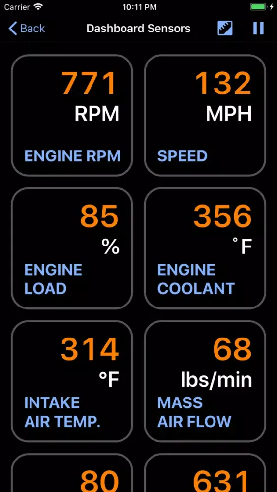 Tangkapan skrin Ford App