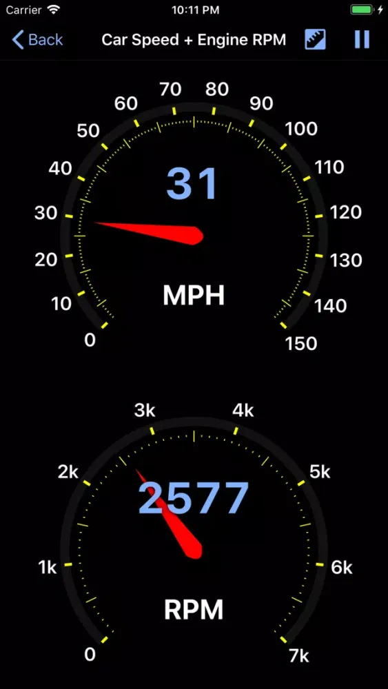 Tangkapan skrin Ford App