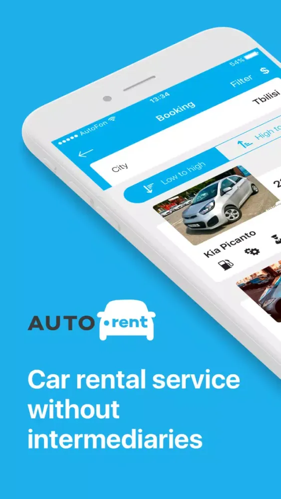 AUTO.rent Car rental App سکرین شاٹس