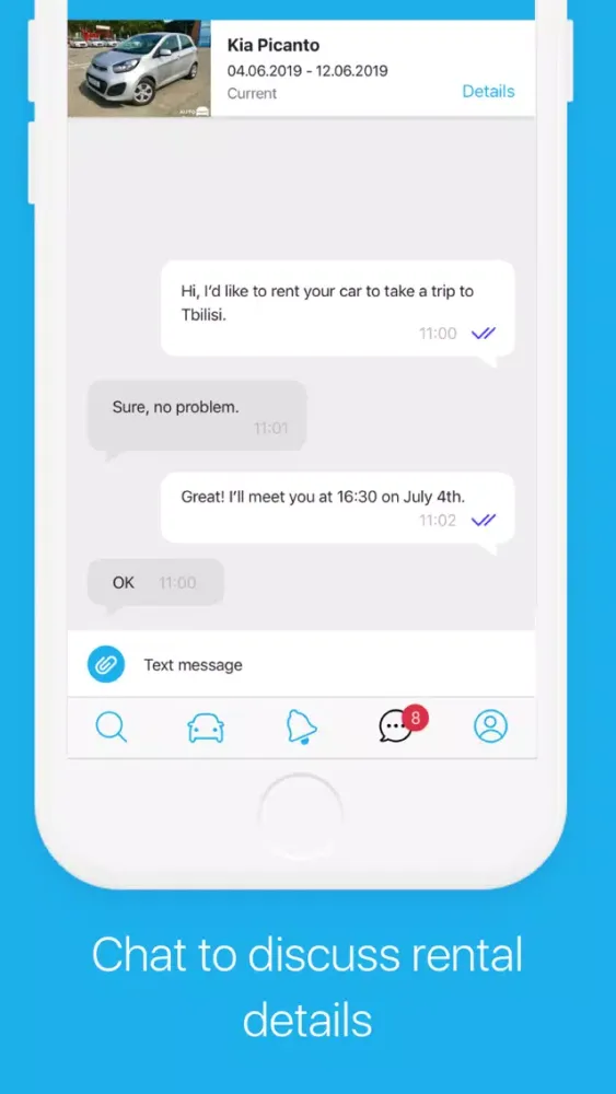 AUTO.rent Car rental App سکرین شاٹس