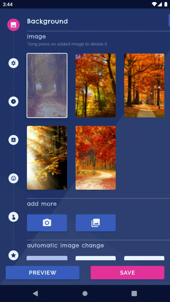 Autumn Leaves Live Wallpaper স্ক্রিনশট