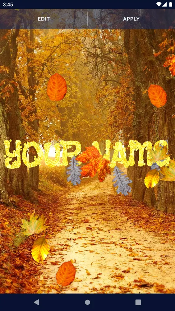 Autumn Leaves Live Wallpaper স্ক্রিনশট