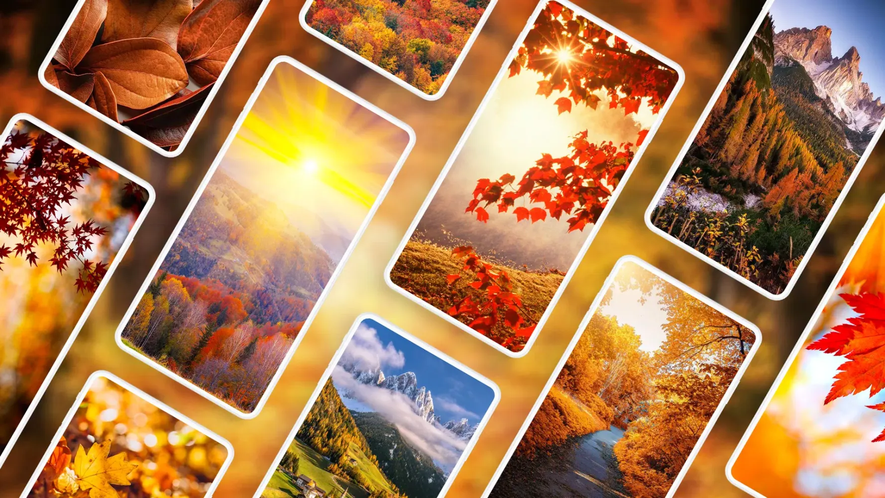 Tangkapan skrin Autumn Wallpapers 4K
