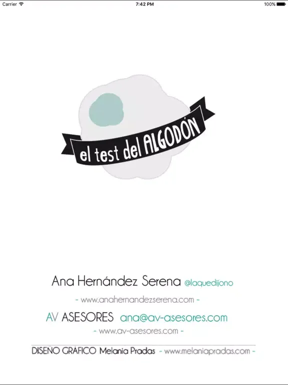 صور Test del Algodón emprender iPad 