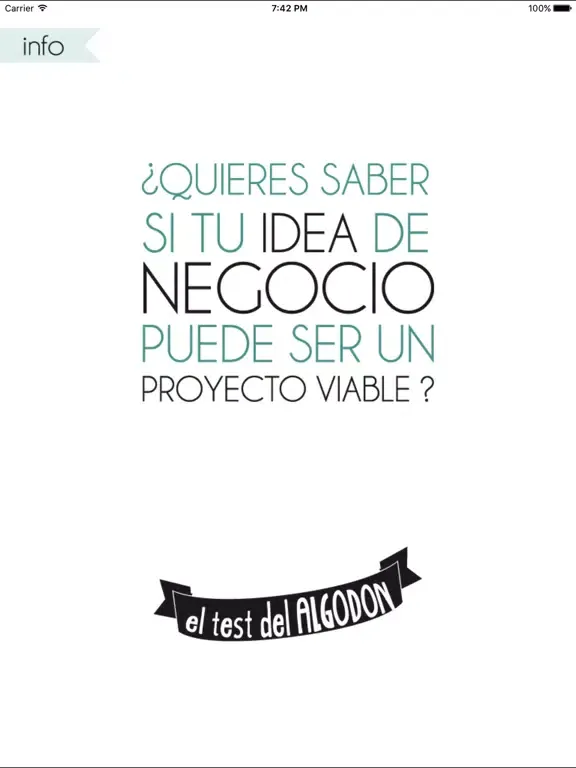 صور Test del Algodón emprender iPad 