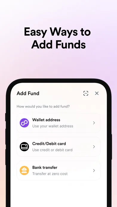 Wind.app Borderless Transfers Screenshots