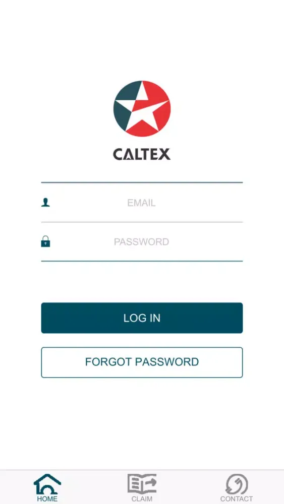 Tangkapan skrin Caltex LubeRewards Merchant