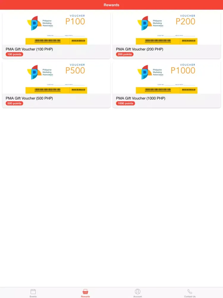 PMA Loyalty and Event App iPad 應用截圖