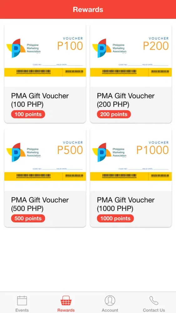 PMA Loyalty and Event App應用截圖