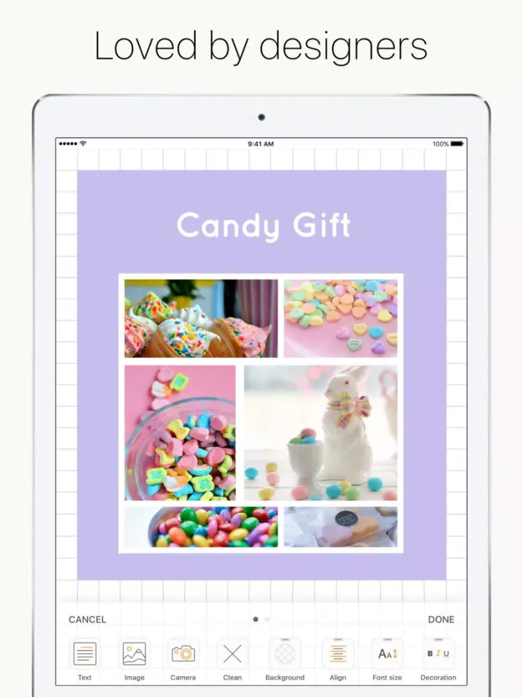 Tangkapan layar Plotboard - simple moodboard iPad 
