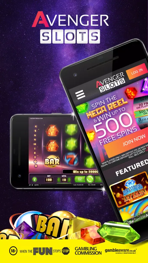 Capturas de tela do Avenger Slots Online Casino