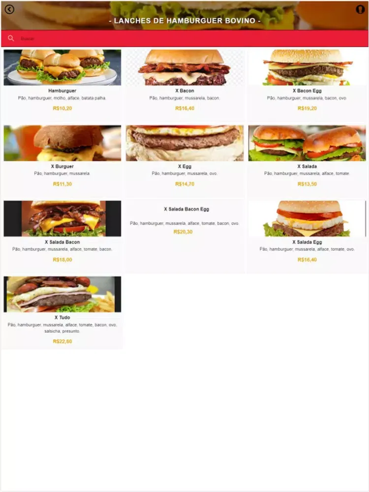 Avenida's Lanches Indaiatuba iPad 应用截图