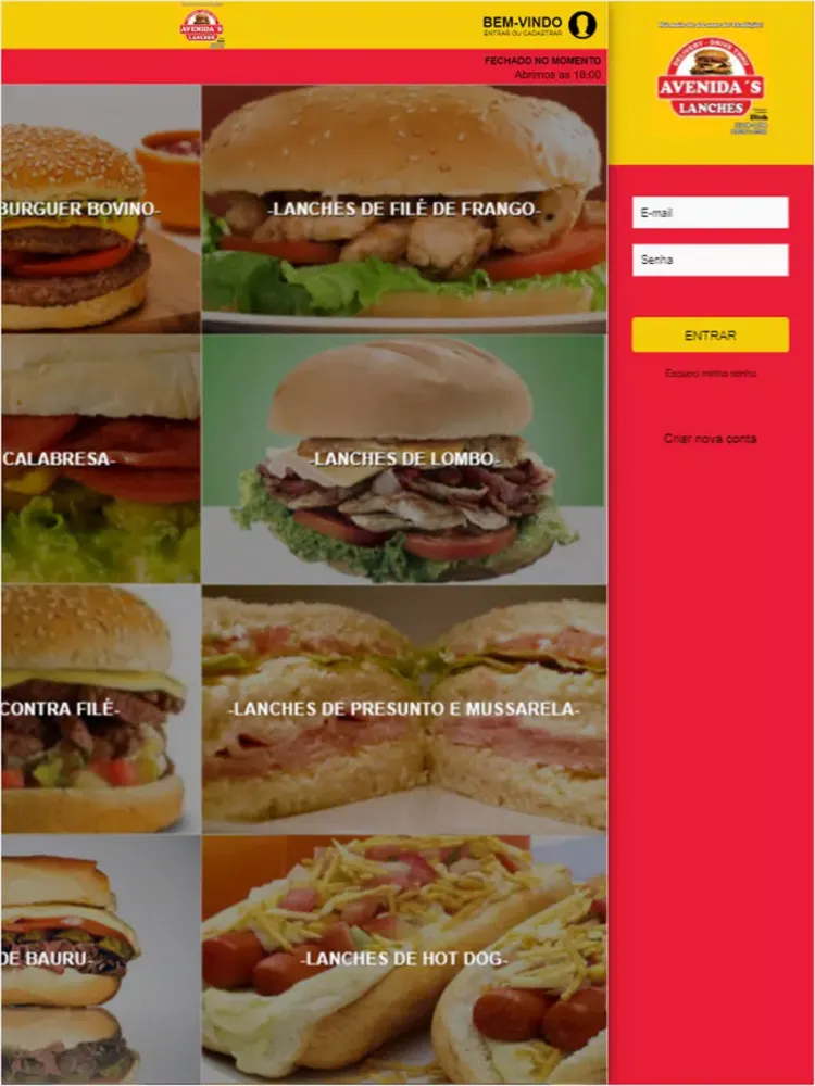 Avenida's Lanches Indaiatuba iPad 应用截图