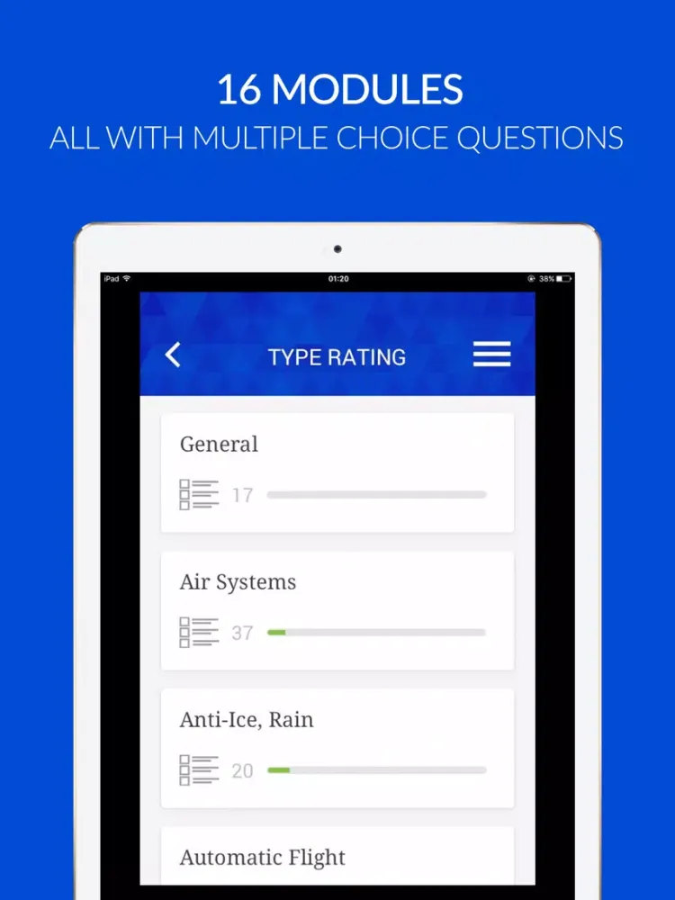 ภาพหน้าจอของ B737NG Type Rating & Exam Prep iPad 