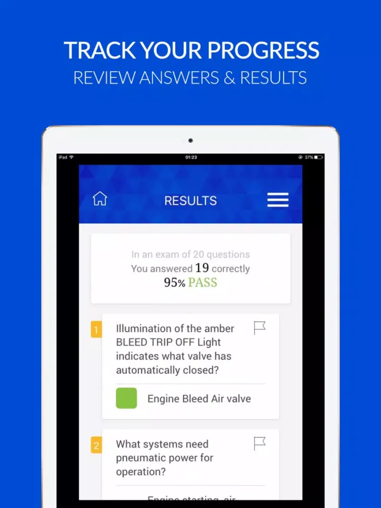 ภาพหน้าจอของ B737NG Type Rating & Exam Prep iPad 