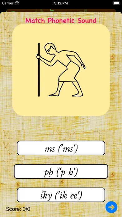 Hieroglyph FlashCards应用截图