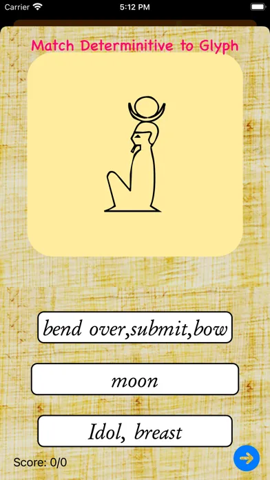 Hieroglyph FlashCards应用截图
