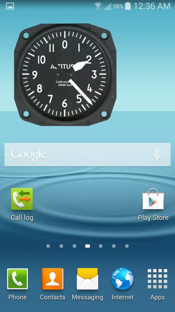 Aviator Clock Screenshots