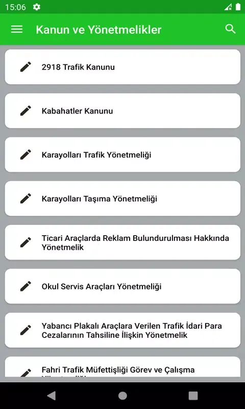 Tangkapan layar Trafik Rehberi