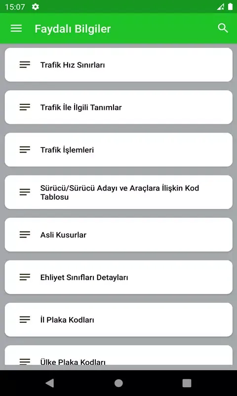 Tangkapan layar Trafik Rehberi
