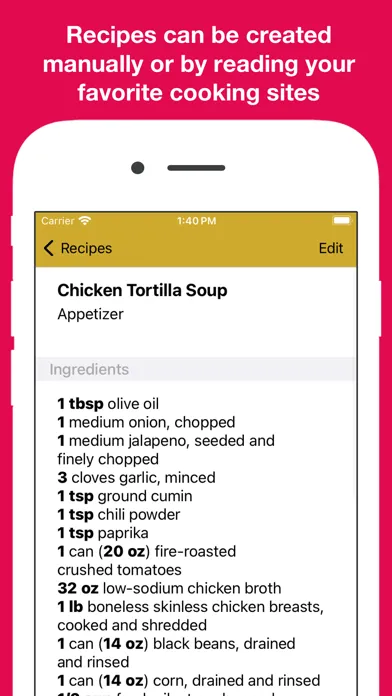 Save My Recipe سکرین شاٹس