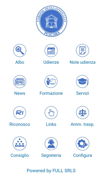 Screenshot di Ordine Avvocati Pescara