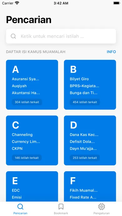 Capturas de pantalla de Kamus Muamalah x SyariahCenter