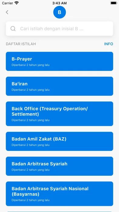 Capturas de pantalla de Kamus Muamalah x SyariahCenter