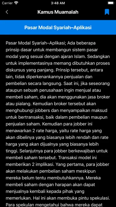 Capturas de pantalla de Kamus Muamalah x SyariahCenter