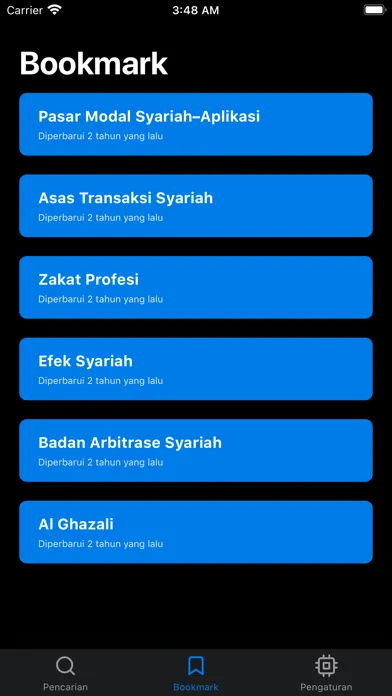 Capturas de pantalla de Kamus Muamalah x SyariahCenter