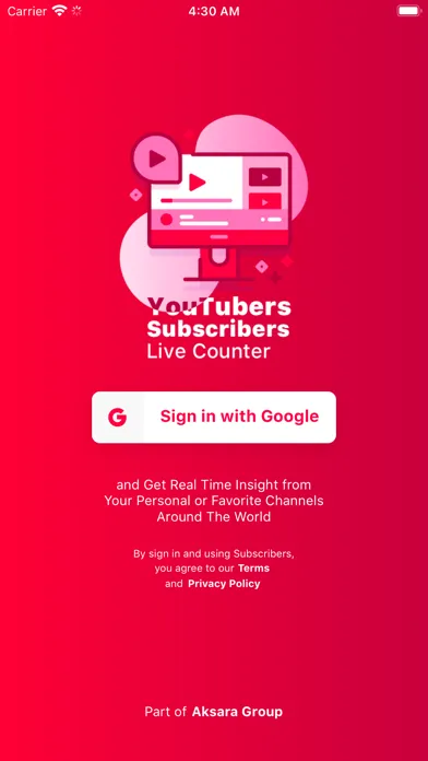 Ảnh chụp màn hình của Subscribers: Live Counter