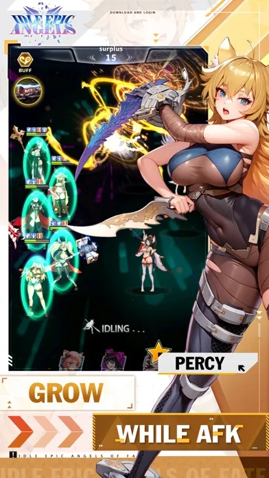 Capturas de pantalla de Idle Epic Angels of Fate
