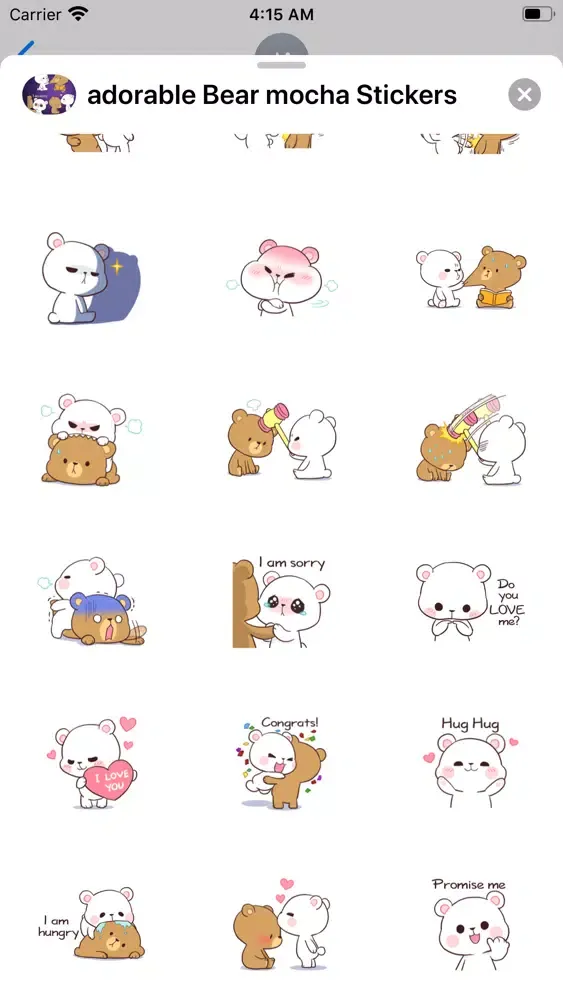 Screenshot di love Couple : Milk & Mocha Sti