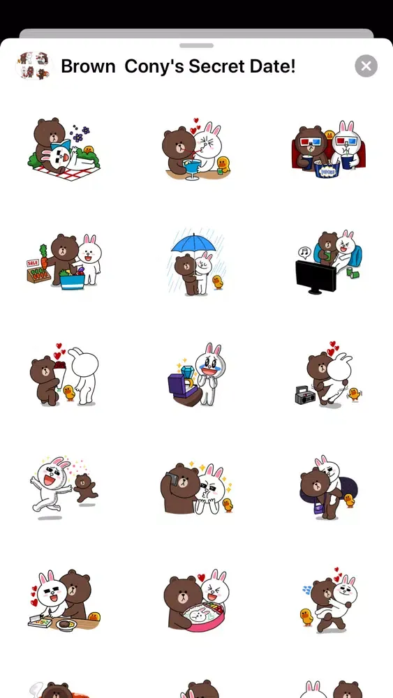 Скриншоты Brown And Cony's Secret LDate!