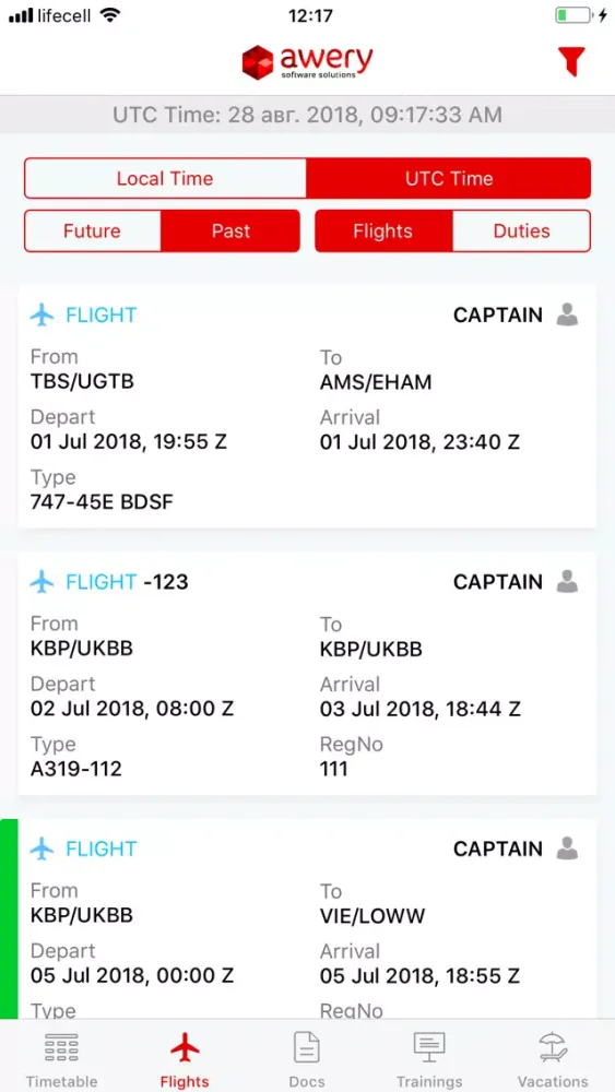 Awery Crew Mobile Screenshots