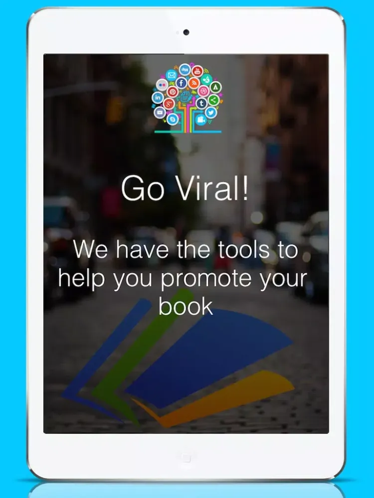 Tangkapan layar Go Viral Books - We make it easy for your fans to promote your content iPad 