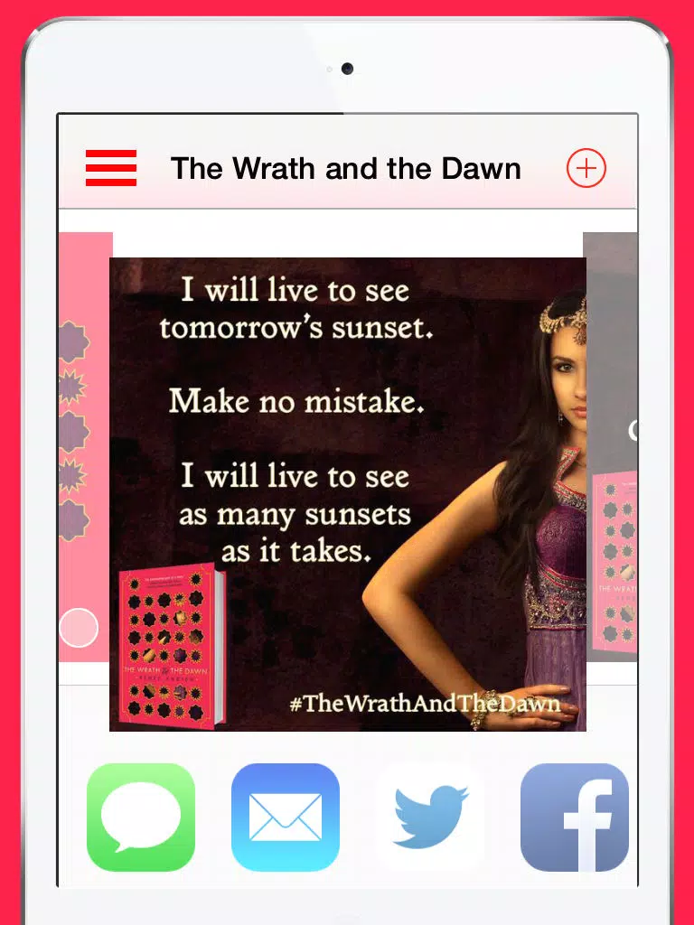 The Wrath and the Dawn iPad  स्क्रीनशॉट