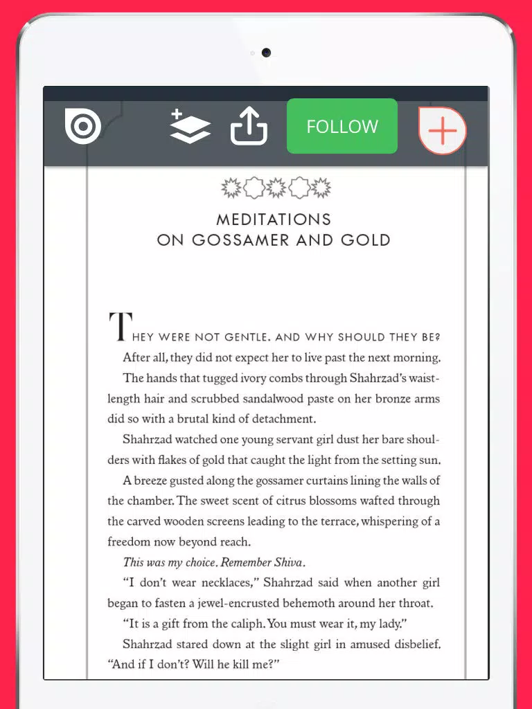 The Wrath and the Dawn iPad  स्क्रीनशॉट