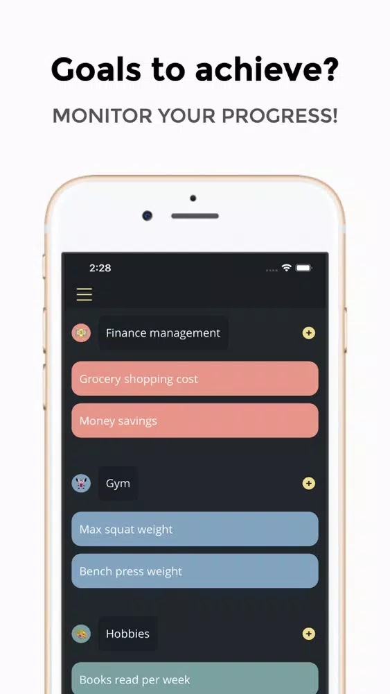 Tangkapan layar To-Do Goals And Productivity