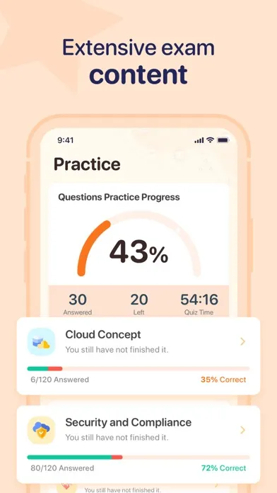 Screenshot di AWS® CLF-C02 Exam Prep 2024