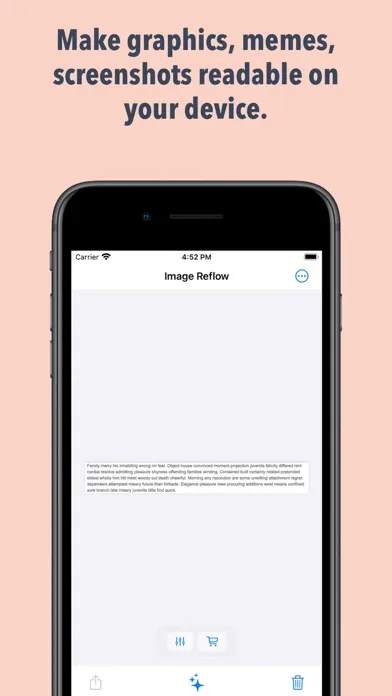 Image Reflow Screenshots